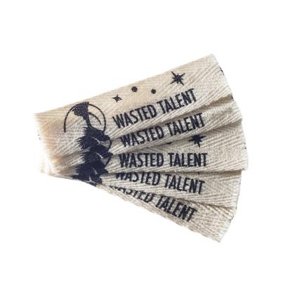 China Custom Factory Custom Children's Clothing Cotton Twill Size Clothing Size Clothing Scarf Standard Woven Free Label Design Viable for sale