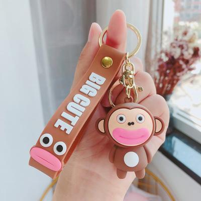 China New Mouth Silicone Sausage Key Chain Pendant , Personality Creative Network Red Key Chain for sale