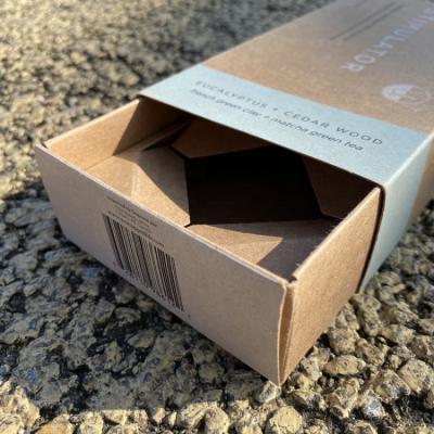 China Recycled materials FSC certified recycled paper box, degradable kraft paper, environmental protection access box. for sale