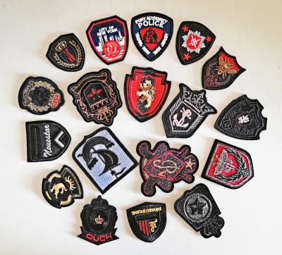 China custom embroidered 3D patches for uniform for sale