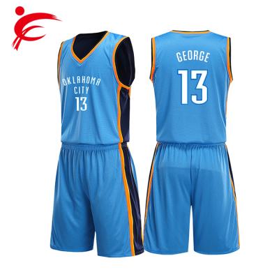 China Antibacterial Custom Design Basketball Uniform Youth Adult Basketball Jerseys Set for sale