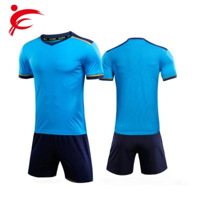 China Wholesale Breathable Sets Comfort Soccer Jersey Youth Mens Soccer Uniforms Sets for sale