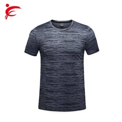 China Anti-Wrinkle Sports Fitness Shorts Sleeve T-shirt Quick-Drying Training Wear Casual Gym T-Shirt for sale