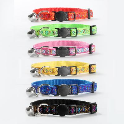 China Newest Design Personalized Cat Collar Adjustable Safety Breakaway Reflective Collars for Cats Kitten for sale