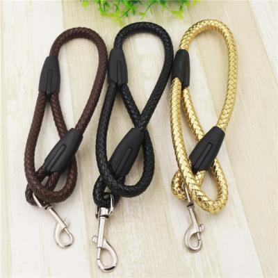 China Custom Fashion Pet Adjustable Single Rope Leash P Shape Slip Leash For Small Medium Large Dogs for sale