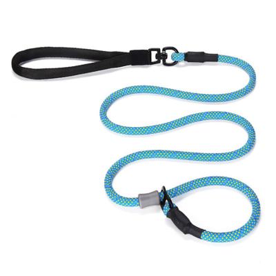 China Extremely Durable Personalized Dog Slip Rope Leash Sturdy Comfortable Leash Supports The Strongest Pulling Large Medium Dogs 6 Feet for sale