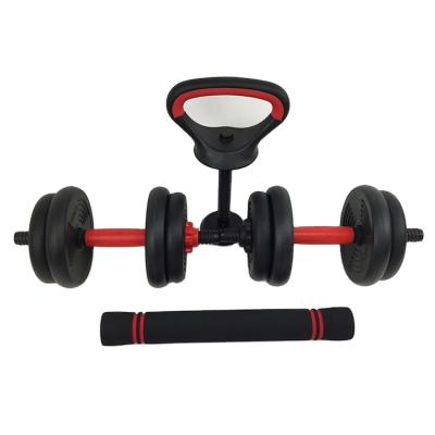 China Adjustable Concrete Dumbbell Set Dumbbell / Sand Filled Cement Dumbbell Set for sale