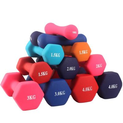 China Strength Training Fitness PVC Coated Dumbbell And Neoprene Coated Dumbbell for sale