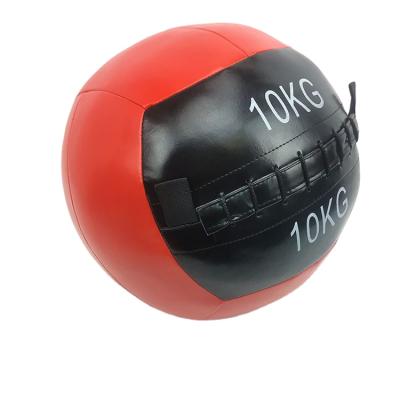 China Wholesale 1~10Kg Durable Black Standard Gym Rubber Single Grip With Grip Medicine Ball for sale