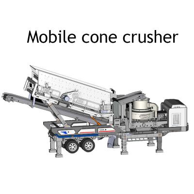 China For stones and loose materials. Easy Mobile Mini Mobile Stone Cone Crusher Machine Factory For Sale In Philippines for sale