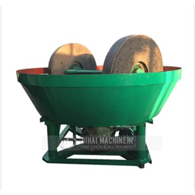 China Minerals Chosen China Double Pan Mill Wheel Dressing Gold Mill Wet Grinding Machine for sale