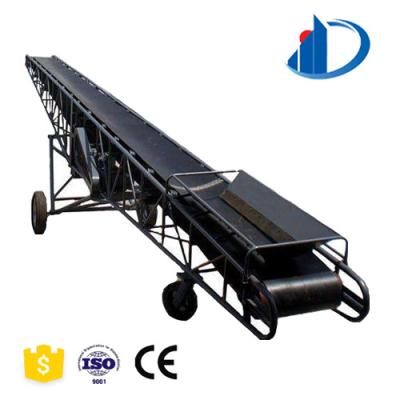 China China Heat Resistant Cheap Mining Mobile Telescopic Sand Belt Conveyor System Price For Truck Loading for sale