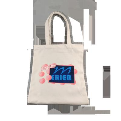 China Custom Logo Recyclable With Zipper Cheap Plain Recycled Shopping Cotton Canvas Tote Bag for sale