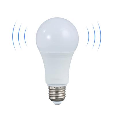 China OEM Lazer Warehouse Custom Logo Lamp Micro Wave Sensor Radar Motion Induction Led Bulb 7 Watt 9 Watt E27 for sale