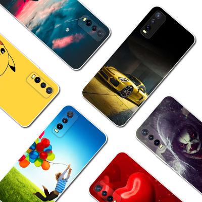 China High Protective TPU Case For VIVO Y20A Y20 2021 Y11S Mobile Phone Casing Laser Print Mobile Phone Cover for sale