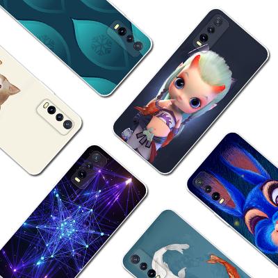 China High Protective TPU Case For VIVO Y20A Y20 2021 Y11S Mobile Phone Casing Laser Print Mobile Phone Cover for sale