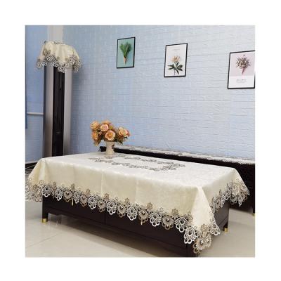 China Modern Manufacturer Supply Polyester Rectangular Tablecloth for sale