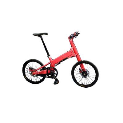 China 20 inch cheap frame aluminum alloy spoke 7 speed light city folding bike for sale