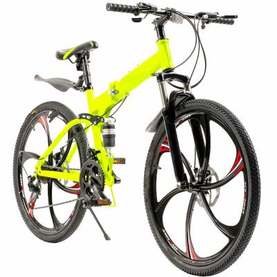 China Stunt Folding Bicycle Road Steel Adult Cycle 26 Inch Steel Frame Mountain Bike for sale