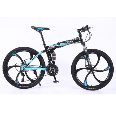 China Shocking Steel Rotation Bicicleta 26 Inch Lightweight Folding Mountain Bike For Men for sale