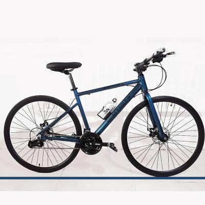 China Cool blue 2021 aluminum alloy 24speed 700C urban road bike bicicleta de ruta for sale