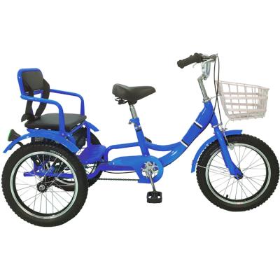 China 12 - 20 Inch 3 Wheel Adult Diverse Color Passenger Other Tricycle Bike With Passenger Seat for sale