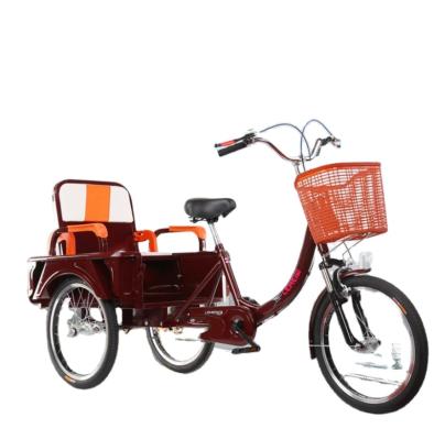 China Passenger human-powered tricycle cargo transportation tricycles for the elderly for sale