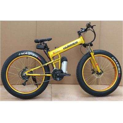 China New 250 Watt Max Customized Frame Power 36v Electric Folding Bike Standard 26 Inch With Max 35 Speeds for sale