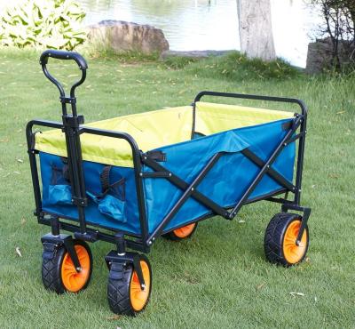 China Outdoor Service Portable Camping Cart Beach Cart Kids Park Tools Collapsible Folding Garden Cart for sale