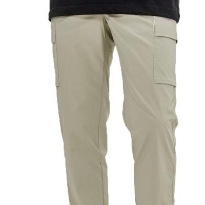 China Myanmar Factory Breathable White / Black Multi Pocket Ripstop Men's Wholesale Cargo Jogger Utility Trousers for sale