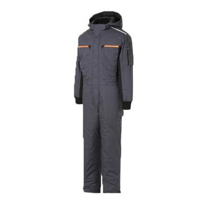 China Breathable Winter Best Visibility Yellow Workwear Tops Overalls Wear Uniforms For Men Working Coveralls for sale