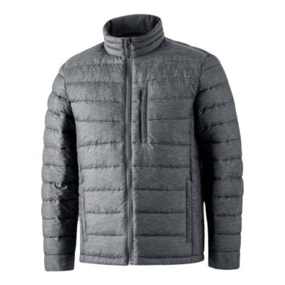 China Solid Color Breathable Windproof Winter Jacket Cotton Quilted Coat Warm Padded Fleece Quilted Breath Jacket Men for sale