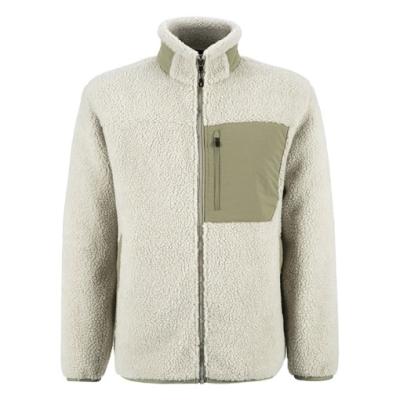 China OEM Logo Comfy Bomber Zip Up Sherpa Breathable Fleece Jacket Custom Women for sale