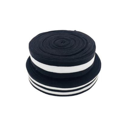 China Customizw Webbing Elastic Polyester Webbing 1 Inch Clothes Webbing Strap for sale