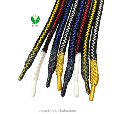 China Color Viable Custom Polyester Braided Cotton Ropes Twine For Clothing Hoodies Cord Drawstring Drawstring for sale