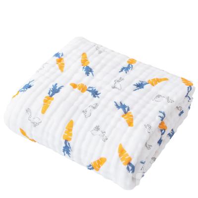 China Anti-Static Organic Fox Muslin 4 Baby Snuggly Wrap Receive Diaper Cover Quilted Covers 6 Customize Fabric 100% Cotton Set for sale