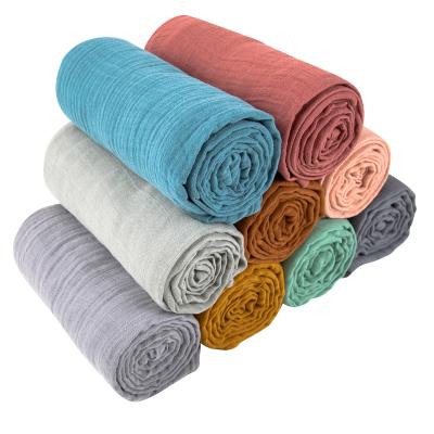 China Muslin Bamboo Organic Anti-Static 70% Cotton Wraps Baby Blankets Wrap Gots Personalized Set Flower Super Soft for sale