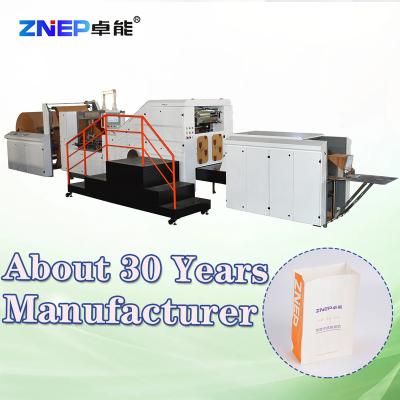 China food & Beverage Factory Price New ZNEP Flat Bottom Paper Bag Machine 2022 for sale