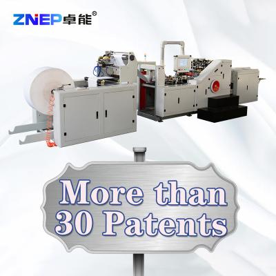 China Building Material Shops ZNEP Automatic Food Machinery High Speed ​​Paper Bag Making Machine for sale