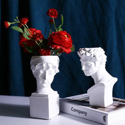 China Modern Nordic Flower Vase Pen Holder Cosmetic Brush Barrel Home Decoration for sale