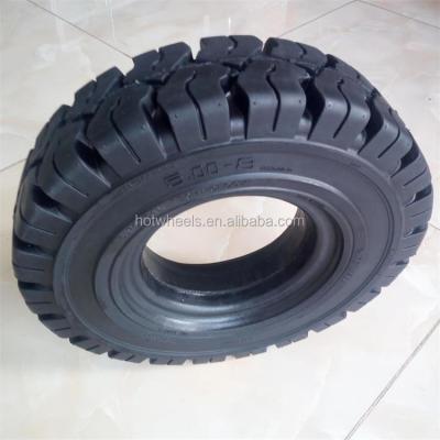 China ANYGO Natural Rubber Brand 5.00-8 Model XZ18 Solid Tire, Forklift Tire/Solid Tire, Industrial Solid Tire for sale