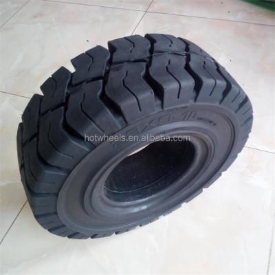 China Natural rubber ANYGO brand 23X9-10 XZ18 pattern solid tire, forklift tire/solid tire, industrial solid tire for sale