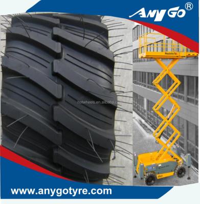 China Brand 26x12-16.5, 300/40-16.5 Scissor Lift Construction Material Stores ANYGO Wheels For Haulotte Compact 10DX/12DX (4x4) for sale