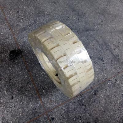 China ANYGO Natural Rubber Brand 18x7-8 XZ06 Non-marking Forklift Solid Tires, Pneumatic Solid Tire, Solid Resilient Tires for sale