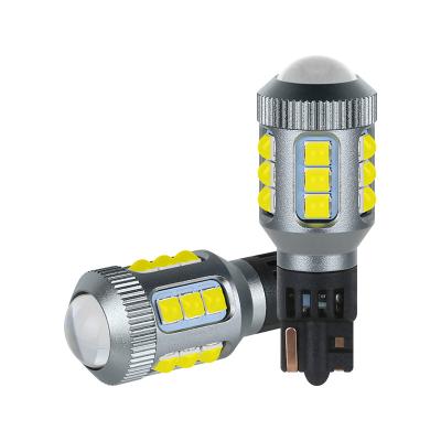 China Retrofit Car Ignition Led Light T15 3030 Turn Signal 16SMD Taillight Width Indicator Reversing High Power Lens Fully Translucent for sale