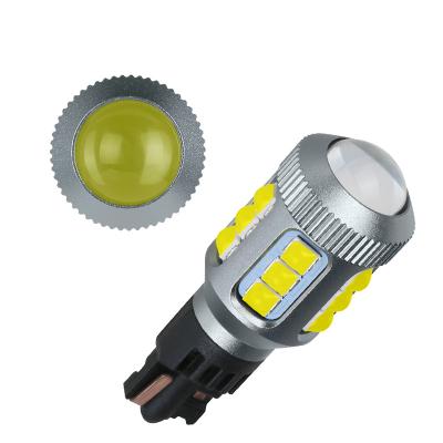 China Retrofit hot sales ignition led turn signal light brake light T15 3030 16smd LED canbus reversing light car led bulb for sale