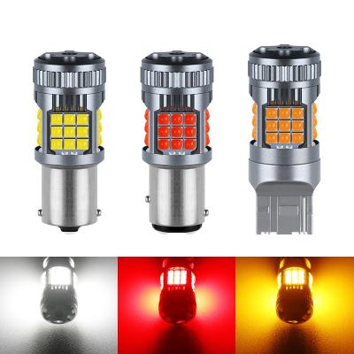 China Ignition Retrofit Automotive Parts 1156 Led Bulb P30W T20 3030 36SMD 12-24V Reverse Turn Signal Car Lights Bombillo Lampada for sale