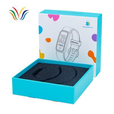 China Custom Recyclable Smart Logo Modern Luxury Paper Cardboard Wrist Watch Box Packaging For Gift Box for sale