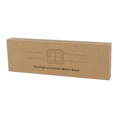 China Handmade Custom Watch Packaging Box Watch Band Packaging Box Kraft Paper Box For Watch Strap for sale