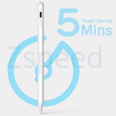 China Palm Rejection/Magnetic Tethered/Amazon Hot Selling Tilt Function Stylus Touch Switch/Two Modes For Ipad Android Tablet Touch Switch Stylus Pencil Pen For Apple Pencil for sale